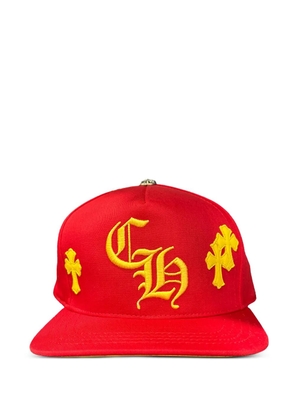 Chrome Hearts cross-patch cap - Red
