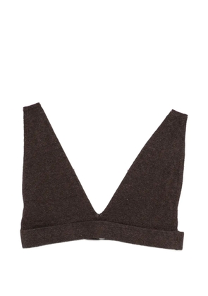 P.A.R.O.S.H. V-neck top - Brown