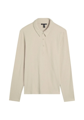 Eileen Fisher button-fastening polo shirt - Neutrals