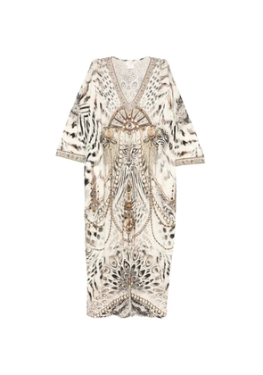 Camilla Lady Lionheart maxi dress - Neutrals