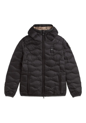 Blauer quilted hooded jacket - Black