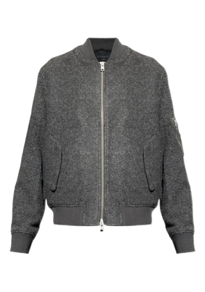 AllSaints Saku zip-fastening bomber jacket - Grey