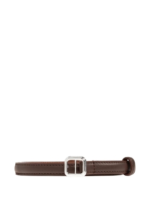 LIE STUDIO georgia slim belt - Brown