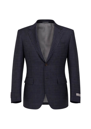 Canali checked blazer - Blue