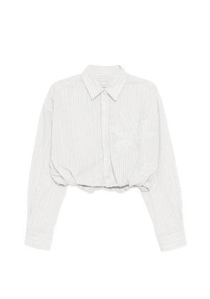 Feng Chen Wang striped shirt - White