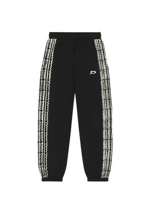 Denim Tears mudcloth track pants - Black