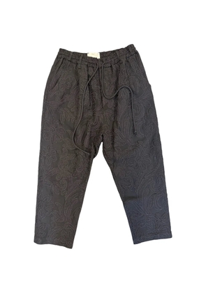 Song For The Mute floral trousers - Grey