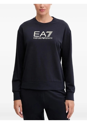 Ea7 Emporio Armani crew-neck long-sleeve sweatshirt - Blue
