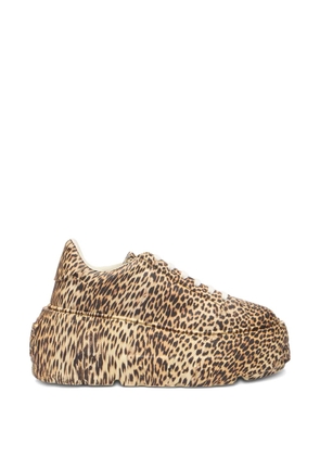 Casadei Nexus leopard-print sneakers - Brown