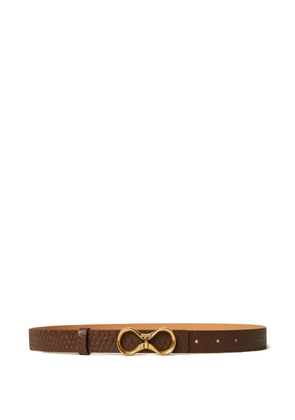 TWINSET textured leather belt - Brown