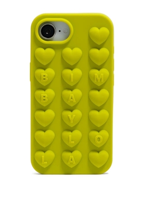 Bimba y Lola heart-embellished iPhone 16 E case - Green
