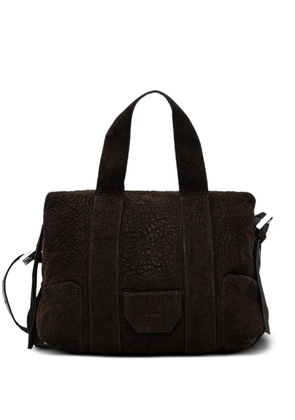 AllSaints grained-leather tote bag - Brown
