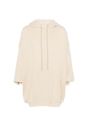 Rick Owens pouch-pocket oversized hoodie - Neutrals
