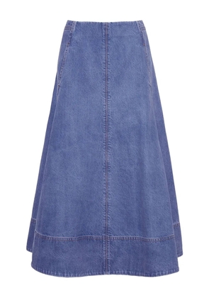 Cara Cara Aisha denim A-line midi skirt - Blue