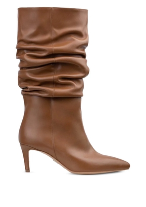GINISSIMA Eva slouchy-design boots - Brown
