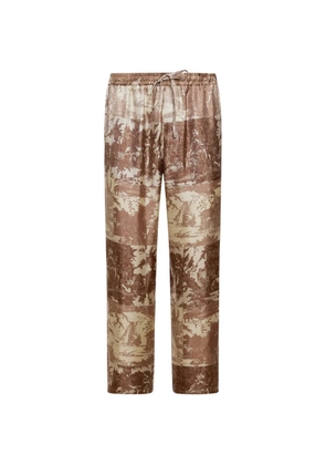 Pierre-Louis Mascia elasticated-waistband trousers - Neutrals