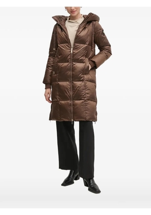 Mos Mosh hooded quilted coat - Brown