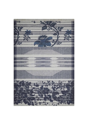 Pierre-Louis Mascia Hawnbci floral-print scarf - Blue