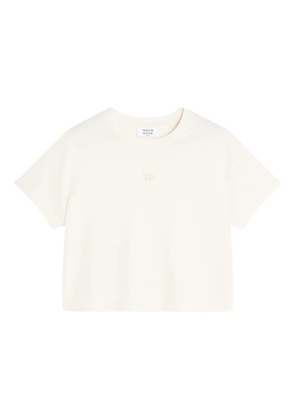 Maison Kitsuné embroidered t-shirt - Neutrals