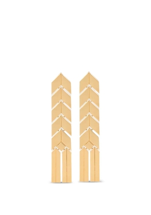 Bevza flat spikelet earrings - Gold
