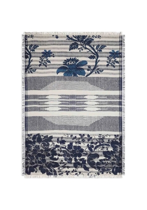 Pierre-Louis Mascia Aloeuw geometric floral silk scarf - Neutrals