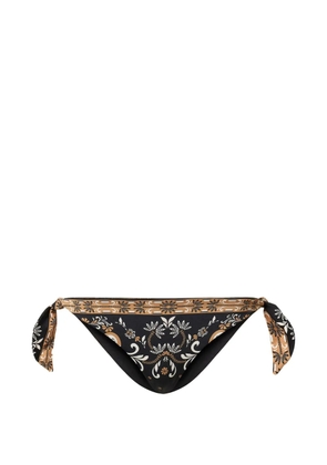 TWINSET foulard-print bikini bottom - Black