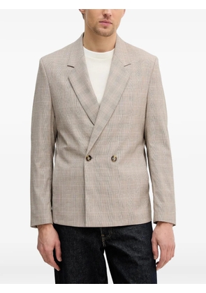 Sisley double-breasted blazer - Neutrals