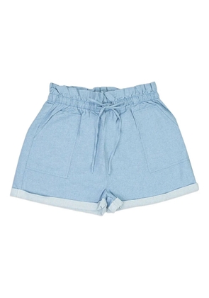Callipygian cotton shorts - Blue