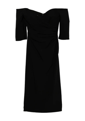 Amsale crepe dress - Black