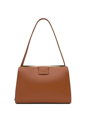 TOUS logo-embossed shoulder bag - Brown