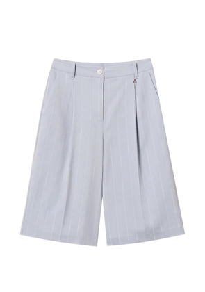 TWINSET pinstripe tailored shorts - Blue
