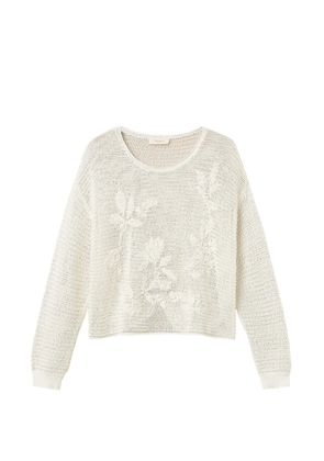 TWINSET embroidered sweater - White