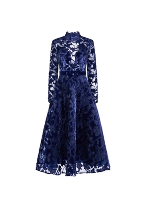 ARAFTU bow appliqué dress - Blue