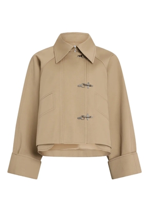 Patou oversized cropped jacket - Neutrals