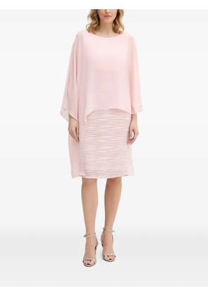 Joseph Ribkoff rhinestone-detail pleated midi dress - Pink