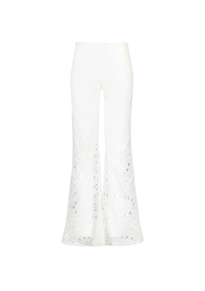 Charo Ruiz Ibiza Stern openwork-design trousers - White