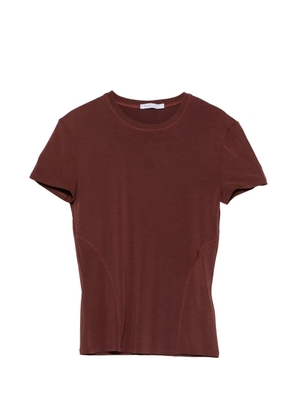 Patrizia Pepe slim T-shirt - Brown