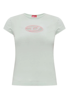 Diesel logo-detail cut-out t-shirt - Grey