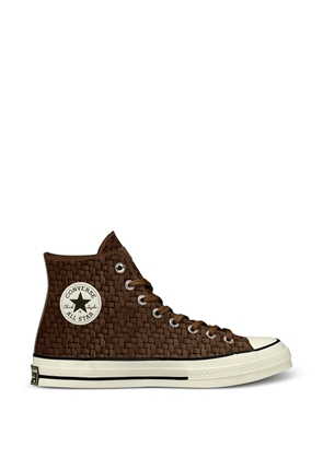Converse Chuck 70 woven high-top sneakers - Brown