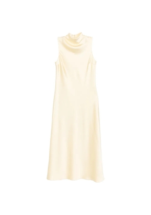 Patrizia Pepe satin midi dress - Yellow