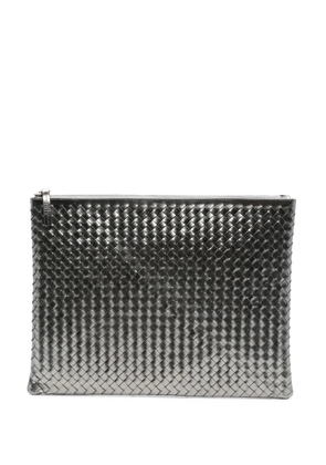 DRAGON DIFFUSION A4 clutch bag - Silver