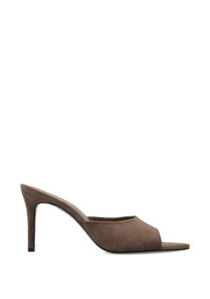 BLACK SUEDE STUDIO Belle suede heeled sandals - Brown