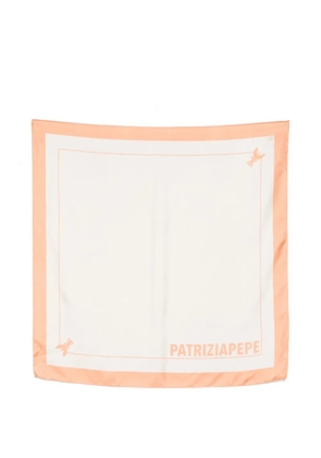 Patrizia Pepe silk scarf - Neutrals