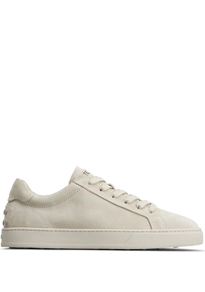 Tod's logo-detail suede sneakers - Neutrals