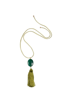 Jennifer Behr Robin tassel necklace - Green