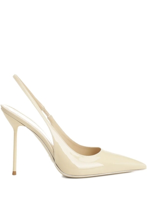 Paris Texas 105mm Lidia slingback pointed-toe pumps - Neutrals