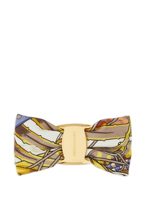Ferragamo Hairclip with bow - Gold