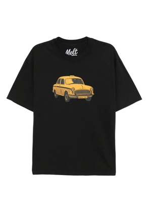 Melt graphic-print T-shirt - Black
