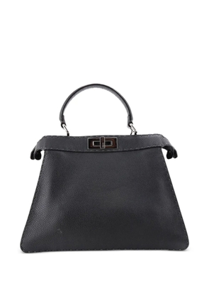 Fendi Pre-Owned Selleria Peekaboo ISeeU Bag Leather Medium satchel - Grey