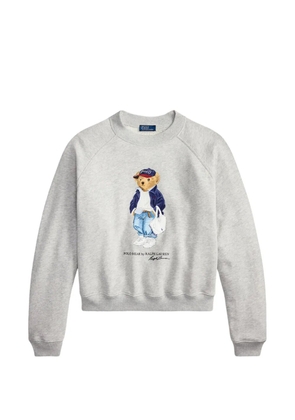 Polo Ralph Lauren bear print crewneck sweatshirt - Grey